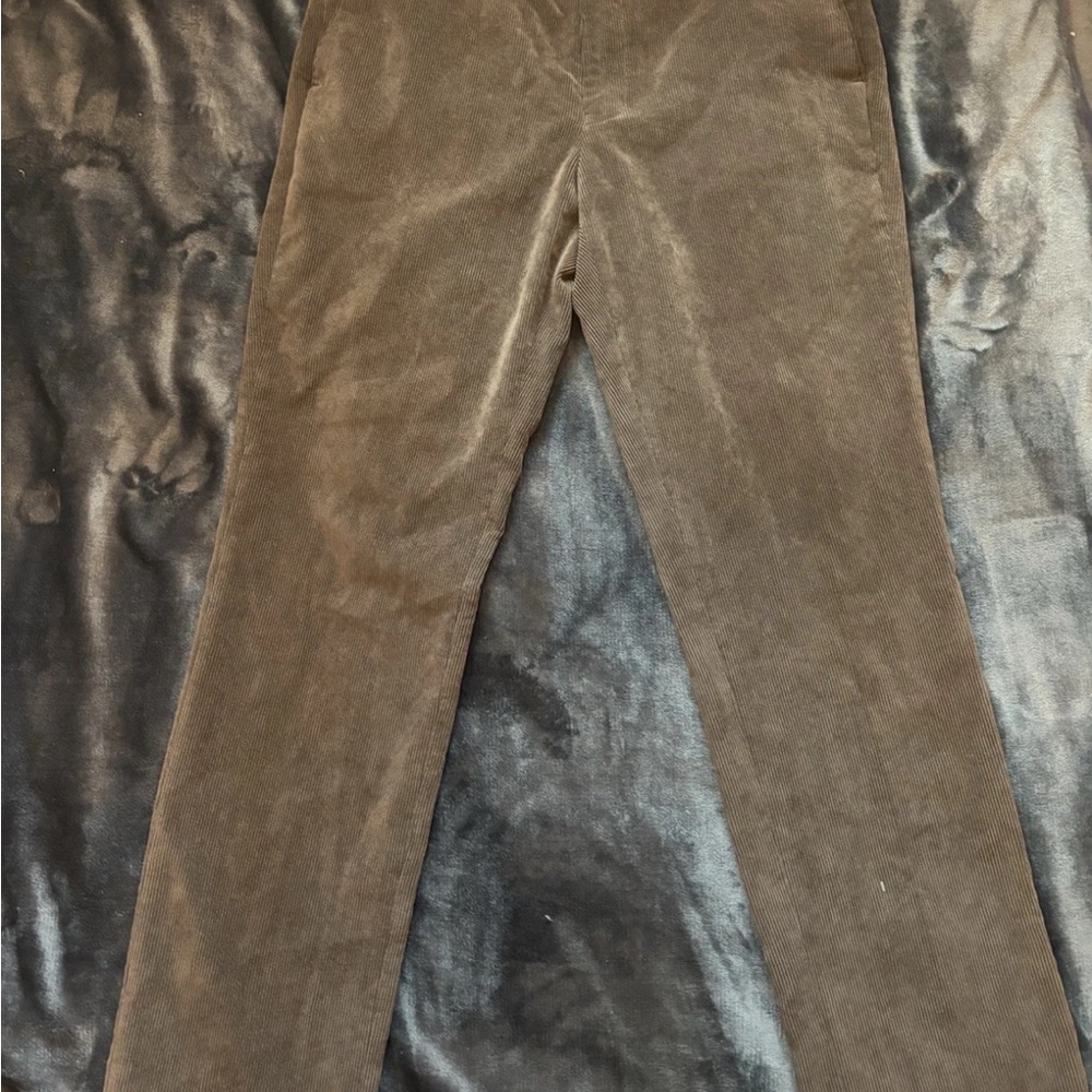 Louis Raphael Corduroy Pants Brown Straight Leg